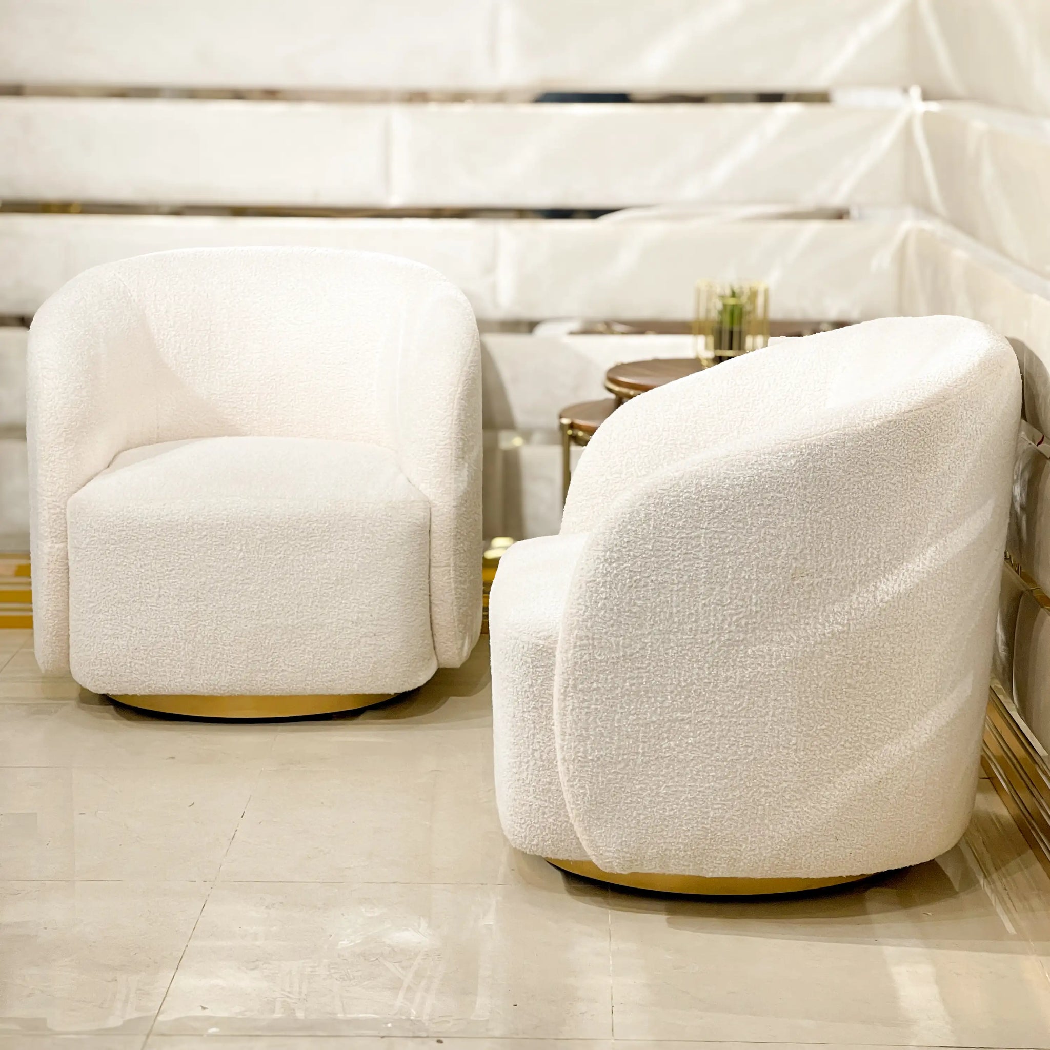 Posh Ivory chairs