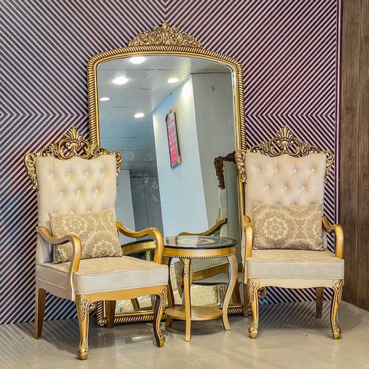 Drawing Room Chairs and Mirror set