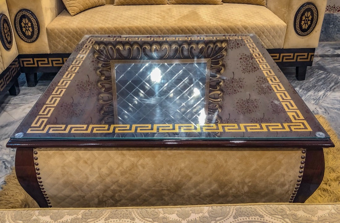 Cushioned center table