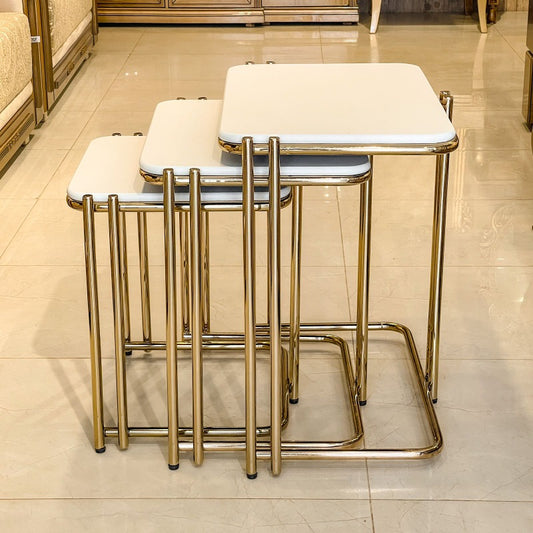 Brass Nested trio tables